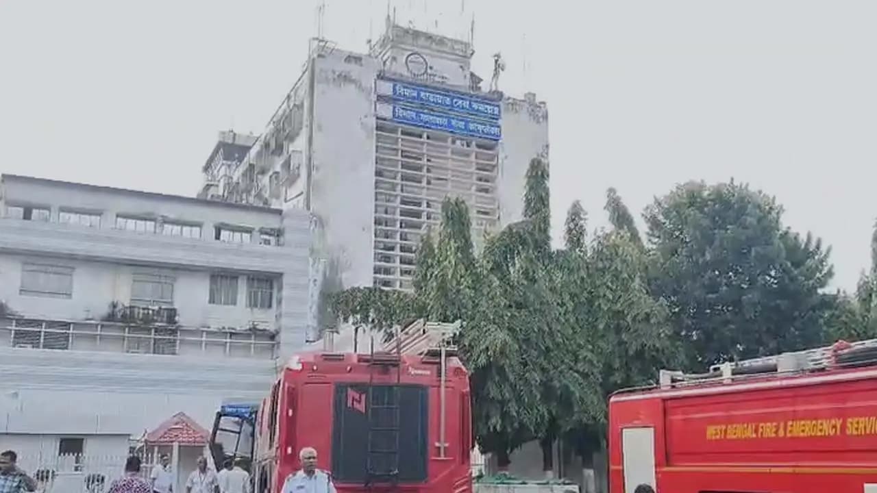 কলকাতা বিমানবন্দরে অগ্নিকাণ্ড