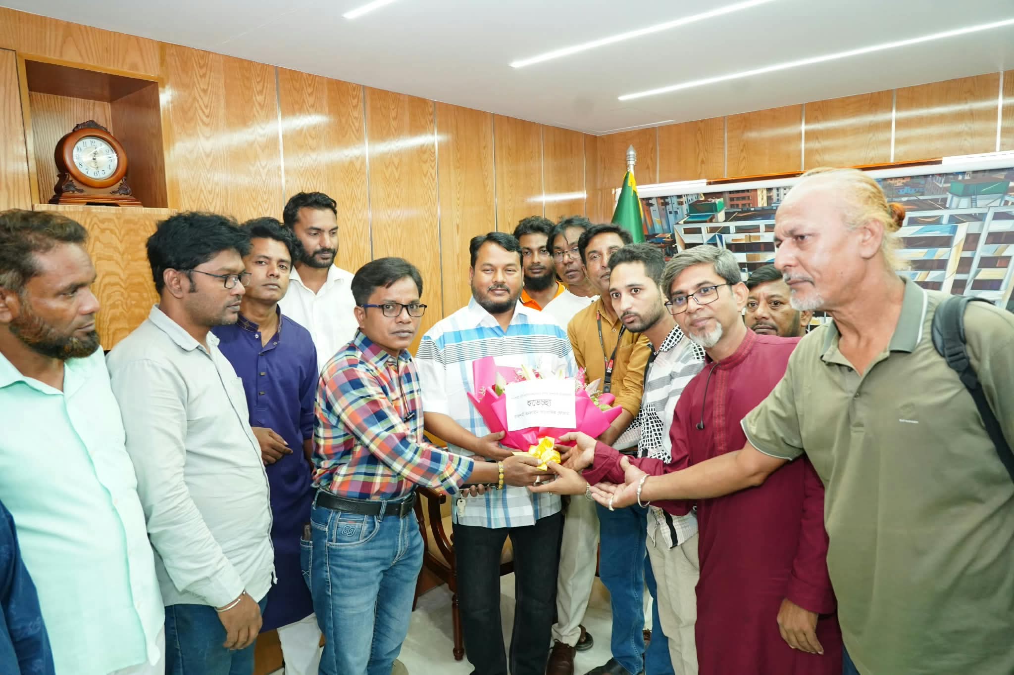রিটনের সঙ্গে অনলাইন সাংবাদিক ফোরামের নেতাদের মতবিনিময়