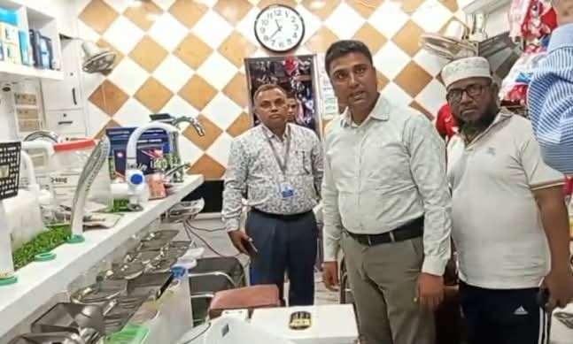 যশোরে নকল ব্র্যান্ডের পাম্প বিক্রি, ব্যবসায়ীকে জরিমানা