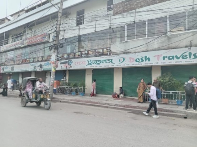 রাজশাহী থেকে সারাদেশের বাস চলাচল বন্ধ